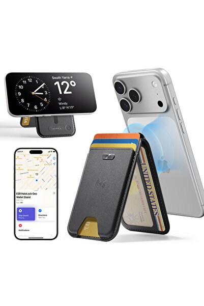 ESR Geo Find My Magnetic Card Holder with Stand Feature
