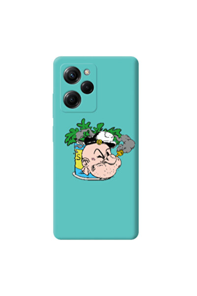 Other Xiaomi Poco X5 Pro Popeye Turquoise Colored Silicone TPU Θήκη