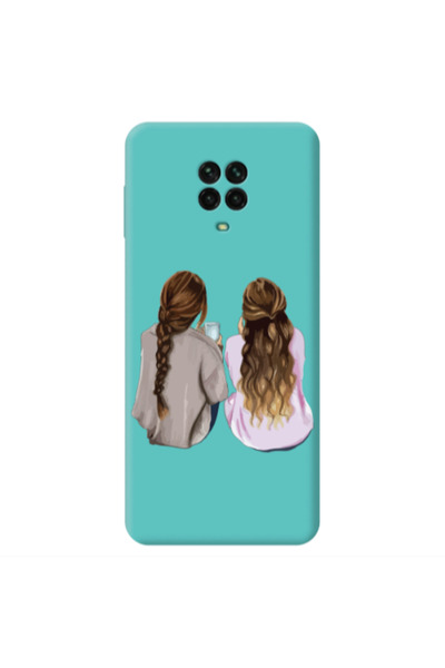 Other Xiaomi Redmi Note 9 Pro Friends Turquoise Colored Silicone TPU Θήκη