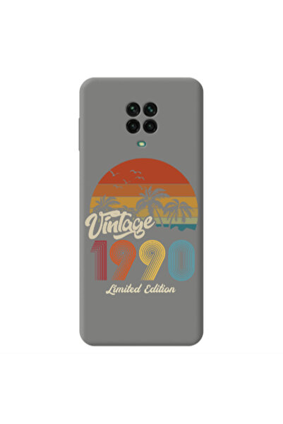 Other Xiaomi Redmi Note 9 Pro Vintage Grey Colored Silicone TPU Θήκη