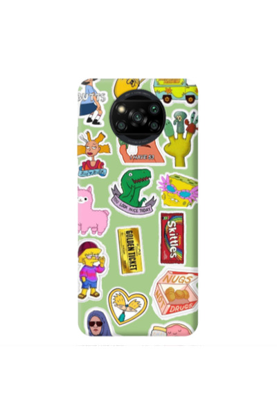 Other Xiaomi Poco X3 /X3 Pro best cartoons Light Green Colored Silicone TPU Θήκη