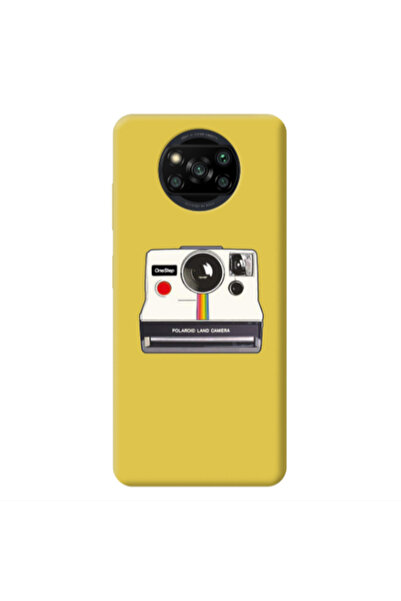 Other Xiaomi Poco X3 /X3 Pro Polaroid land camera Yellow Colored Silicone TPU...