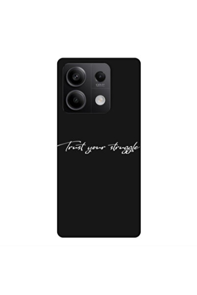 Other Xiaomi Redmi Note 13 5G Trust your struggle Black Colored Silicone TPU ...