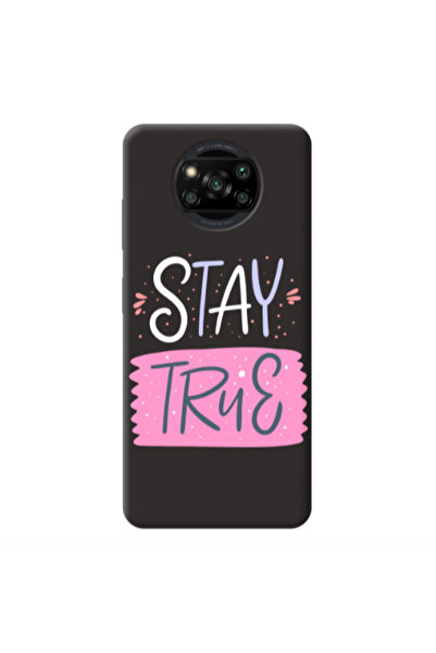Other Xiaomi Poco X3 /X3 Pro Stay True Black Colored Silicone TPU Θήκη