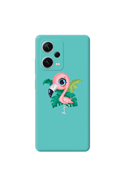 Other Xiaomi Poco X5 Swan Turquoise Colored Silicone TPU Θήκη
