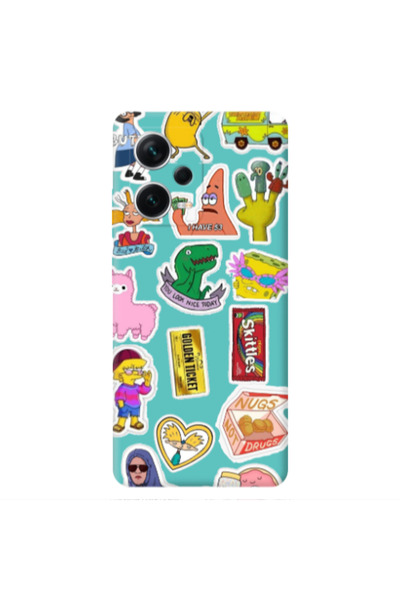Other Xiaomi Poco X5 best cartoons Turquoise Colored Silicone TPU Θήκη