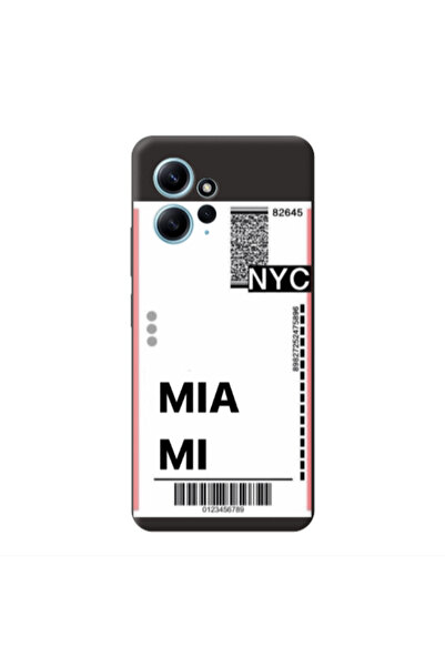 Other Xiaomi Redmi Note 12 4G Miami NYC Black Colored Silicone TPU Θήκη