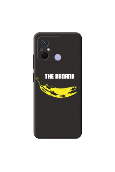 Other Xiaomi Redmi 12C The banana Black Colored Silicone TPU Θήκη