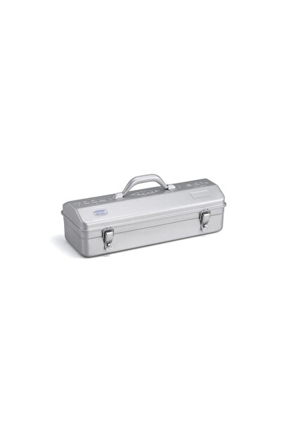 Toyo Steel Y-410 Tool Storage Box Silver Metal Storage Box