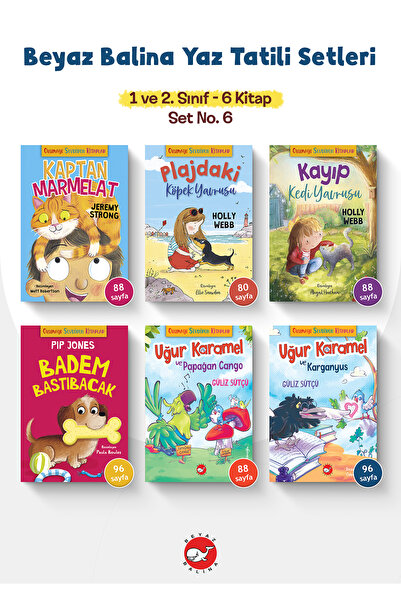 Beyaz Balina Yayınları 1. ve 2. Sınıflar Yaz Tatili Kitap Seti - Okumayı Sevd...