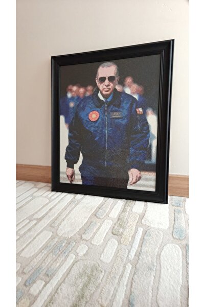 süay tasarım Recep Tayyip Erdoğan kristal mozaik tablo