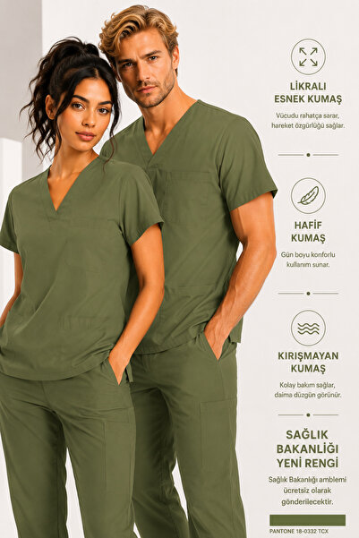 KARGA ÜNİFORMA Ιατρικές στολές Lycra Scrubs, Στολές Νοσοκομείου για Νοσοκόμες...
