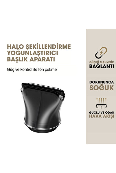 Ghd Halo Şekillendirici Konsantre Başlık 65 mm Siyah