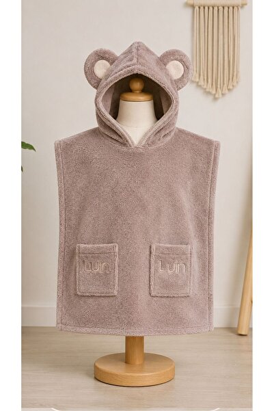 Asva Home Children's Pool Poncho with Hood, Thick Towel Fabric, 3-5 Years Old...