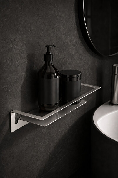 Artun Metal Yüksek Kaliteli Paslanmaz Satine Çelik Banyo Rafı,Duş Düzenleyici...