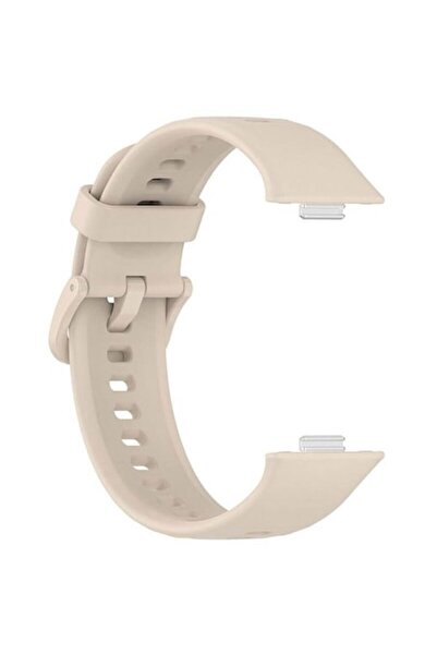 Edman Curea de silicon pentru Huawei Watch Fit 3/4/4 Pro, Crem