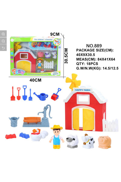 Tradesor Σετ φάρμας με ζωάκια και αξεσουάρ - 500-889 - 305253