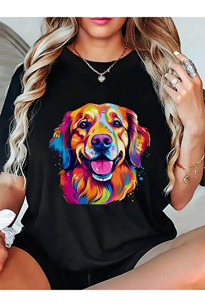 BASEPULSE Women's Colorful Graphic T-Shirt - Soft Stretch Round Neck Short Sl...