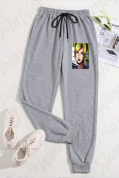 ZOKAWEAR بنطلون رياضي مطبوع للجنسين من Jolyne Cujoh Jojo