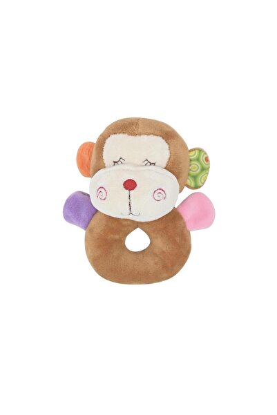 Lorelli Toys Плюшена играчка, Маймуна, 11 см, дрънкалка, 0 месеца+