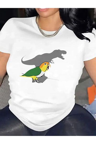 STITCHLY Short-Sleeved T-Shirt for Women in Summer Featuring Vibrant Graphics...