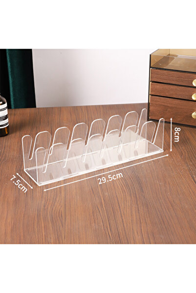 Choice3 Acrylic 7-seater Hot sale Baseball cap racks Stackable Rectangular Ac...
