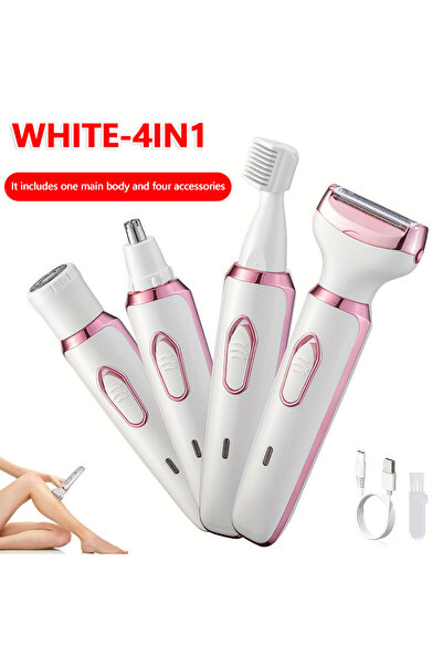 Choice WHITE-4IN1 2026 New Women Electric Shaver 4 in 1 Body Hair Remover Epi...