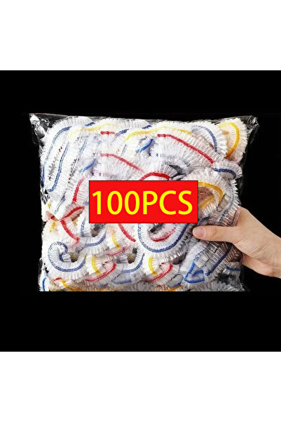 Choice Colour Transparent Elastic Cling Film Cover Fruits Foods Hair Covers B...