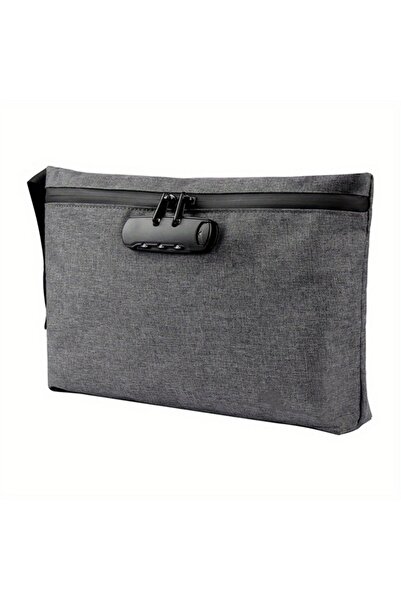 Choice Grey Smell Proof Stash Bag with Password Lock Smell Isolation Bag Wate...