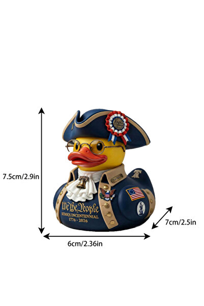 Choice S dlr Creative Resin Occupation Duck Figurine Novelty Captain Duck Che...