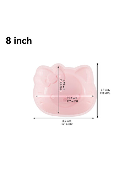 Choice1 8 inch HelloKitty Silicone Round Cake Baking Mould, 4/6/8inch CHEFMAD...