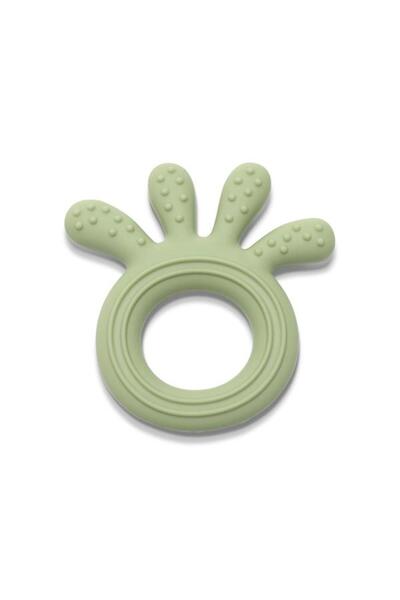 LORELLİ Jucarie de dentitie din silicon, 0 luni+, Octopus, Fresh Green
