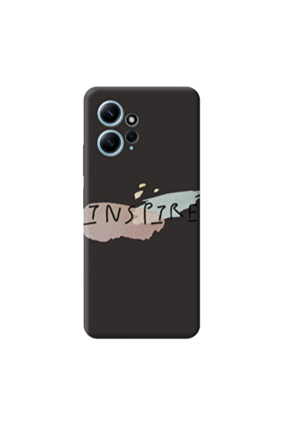 Other Xiaomi Redmi Note 12 4G Inspire Black Colored Silicone TPU Θήκη