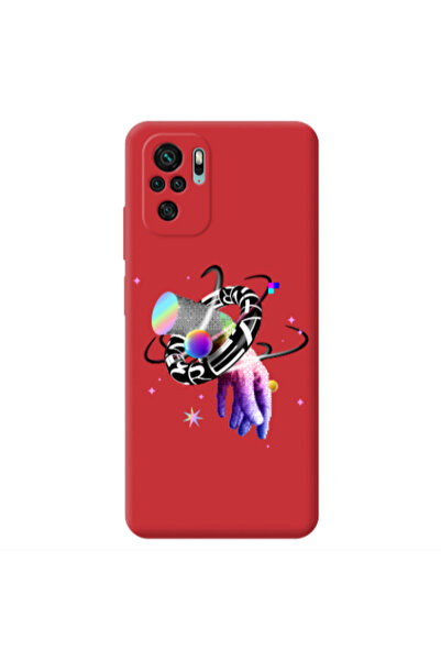 Other Xiaomi Redmi Note 10S Y2k Red Colored Silicone TPU Θήκη