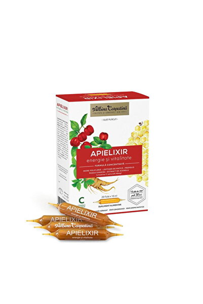 Albina Carpatina Apielixir Energie si Vitalitate cu Laptisor de Matca, Propol...