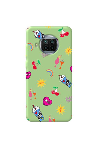 Other Xiaomi Mi 10T Lite glam time Light Green Colored Silicone TPU Θήκη