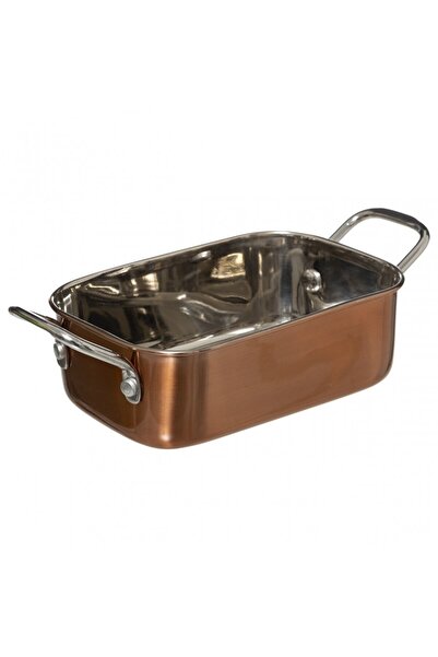 Secret de Gourmet Vas de servire Cooper Line Mini-Tava, oțel inoxidabil, 14 x...