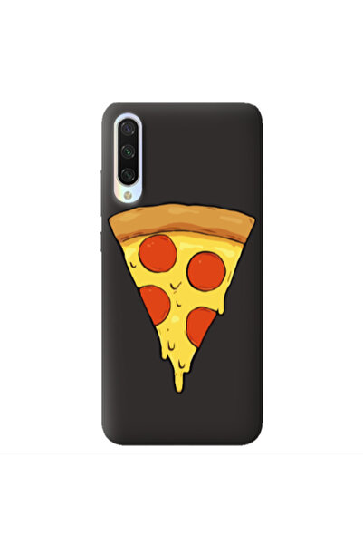 Other Xiaomi Mi 9 Lite Pizza Slice Black Colored Silicone TPU Θήκη