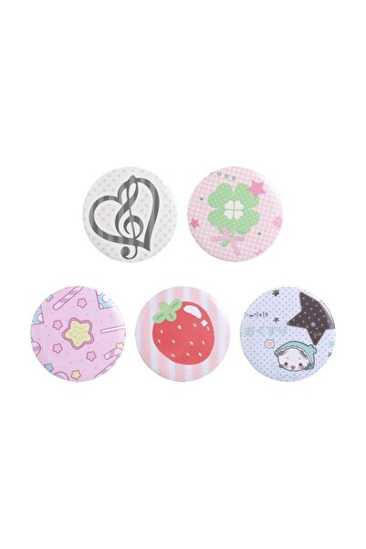 choice2 AQS0111-5 Japanese Manga Candy Color Star Strawberry Tinplate Soft Bu...