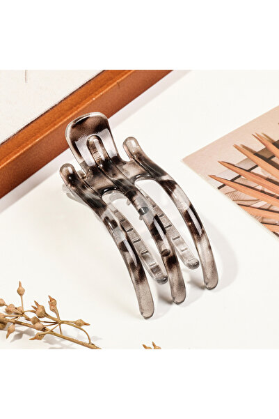 choice2 5 Leopard grey New Duckbill Hair Claws Clamps Crab Barrettes Bow Soli...
