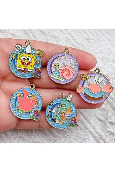 choice2 BROWN 10PCS Cartoon Cute Anime Animal Alloy Pendant Charm DIY Accesso...