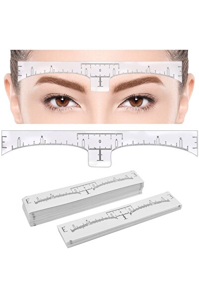 Choice 10 Pack 10 Pack Eyebrow Ruler, KINGMAS Disposable Brow Ruler Microblad...