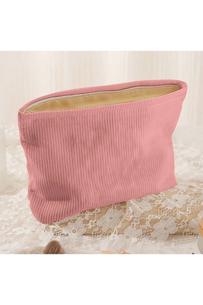 Choice1 pink HOMEFISH Fashion Women's Large Zippered Cosmetic Bag Sweet Makeu...