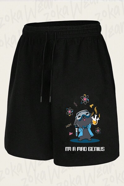 ZOKAWEAR Unisex Science Chemistry Biology Design Printed Shorts