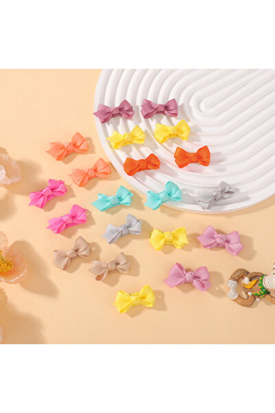 Choice Random color 20pcs Random Color 20Pcs Lovely Grosgrain Ribbon Mini Bow...