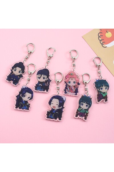 Choice4 5 cm 8 1/7Pcs Anime The Apothecary Diaries Acrylic Keychain Cute Back...
