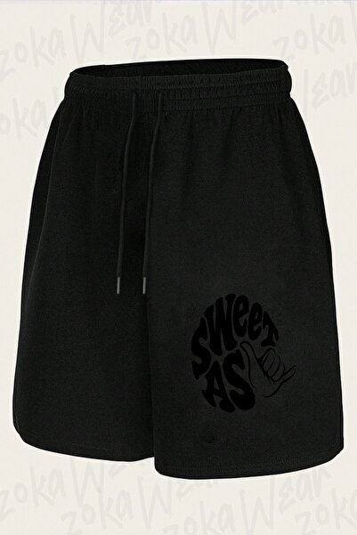 ZOKAWEAR Unisex Sweet as New Zealand Saying Design Printed Shorts