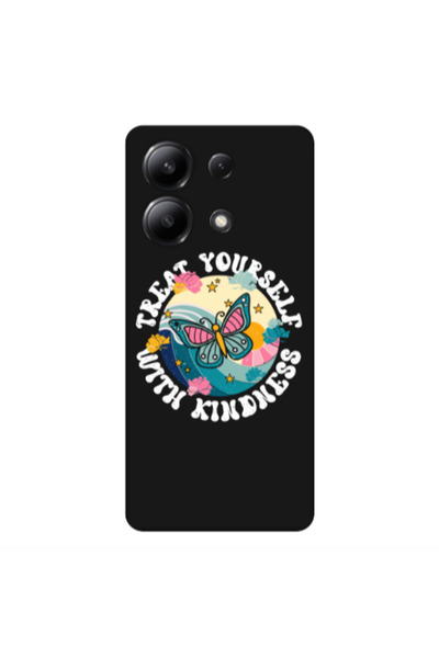 Other Xiaomi Redmi Note 13 4G Kindless Yourself Black Colored Silicone TPU Θήκη