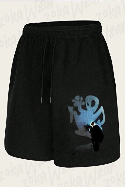 ZOKAWEAR Unisex σορτς Richie Hawtin με στάμπα Bask Design