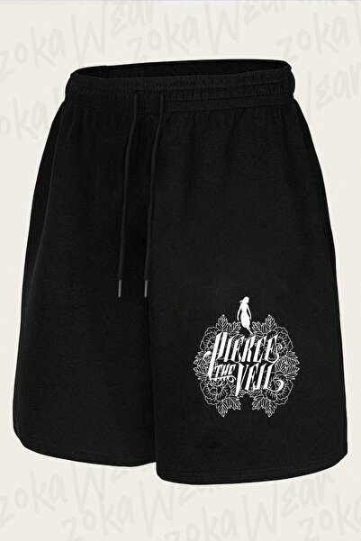 ZOKAWEAR Unisex Logo Pierce the Veil 5 Design Printed Shorts